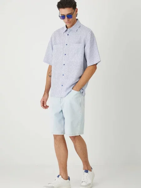 Medicine ing olasz galléros relaxed kék