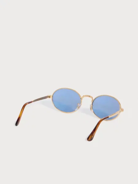 Ray-Ban Slnečné okuliare tmavohnedá / zlatá