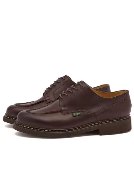 Derby Paraboot skórzany brązowy