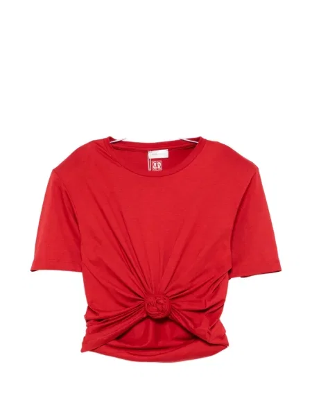 Decupat tricou Magda Butrym roșu
