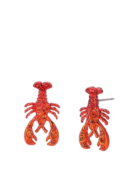 Betsey Johnson Cercei Mermaid Jewels' roșu