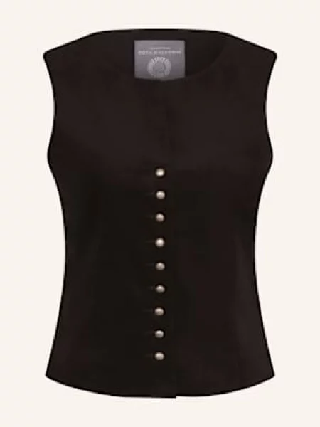 Bluzka Rockmacherin z gorsetem czarna