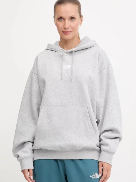 The North Face bluză Essential gri