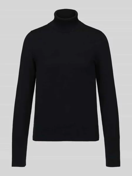 Sweter z golfem o kroju regular fit z mieszanki Jake*s Collection czarny