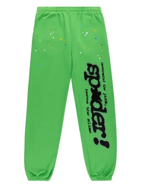 Pantaloni Sp5der verde