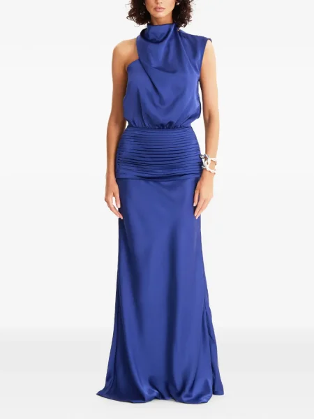 Rochie maxi Moos Studio de costum albastru
