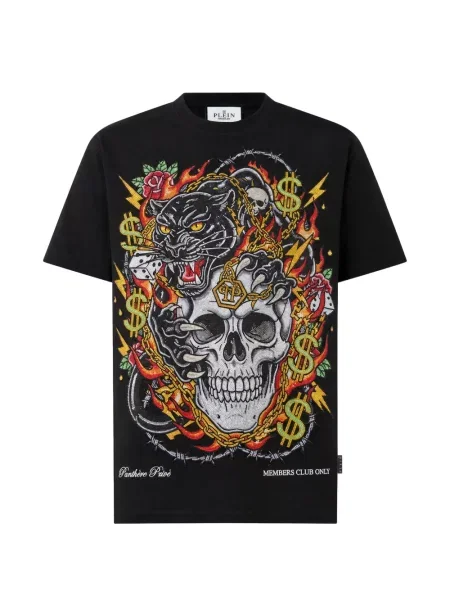 Μπλούζα Philipp Plein μαύρο