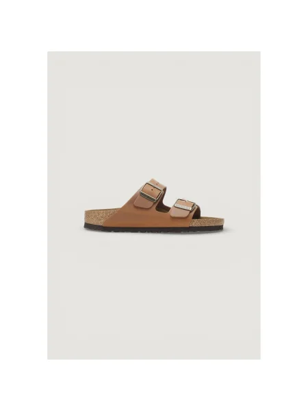 Birkenstock De piele șlapi Arizona | narrow fit maro