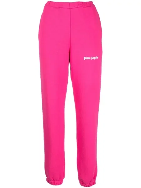 Pantaloni Palm Angels cu imagine roz