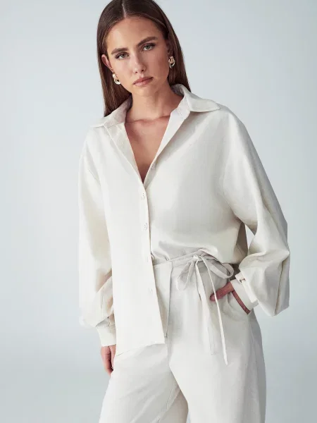 Willa Bluză Lagoon kitt alb