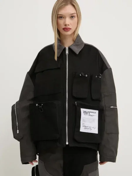 Bunda Karl Lagerfeld Jeans čierna