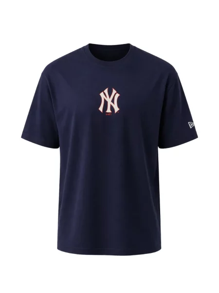 Scurt tricou New Era Cap cu imagine albastru