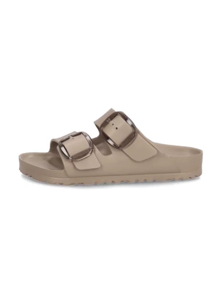 Pantofle Birkenstock s přezkou šedé