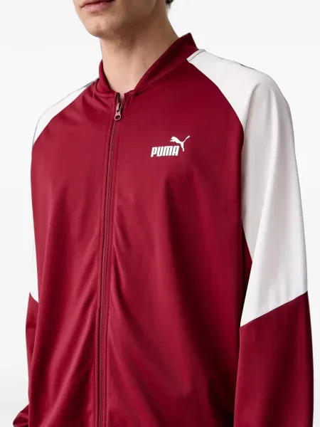 Суичър с цип Puma червено