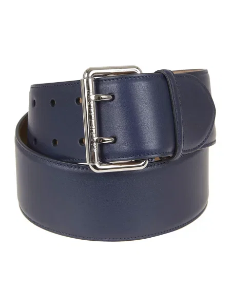 Szeroki pasek Ralph Lauren niebieski