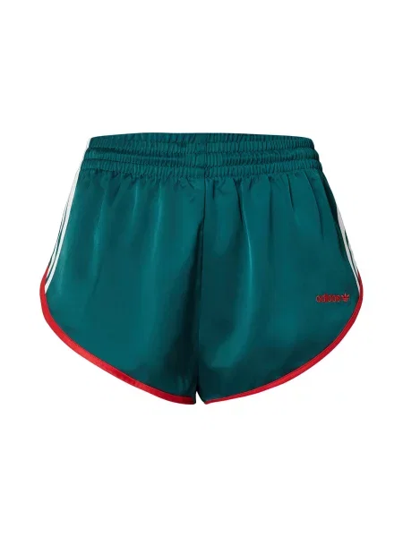 ADIDAS ORIGINALS Pantaloni verde smarald / roșu alb