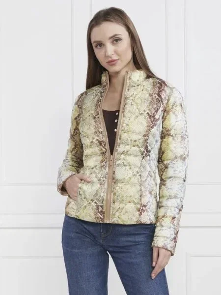 GUESS Cu două fețe geacă JANIS maro