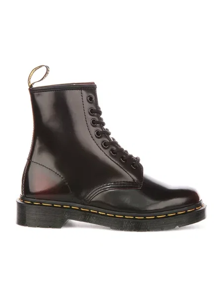 Botki Dr. Martens sznurowane skórzane czerwone