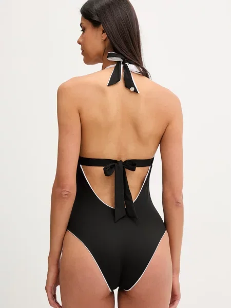 Max Mara Beachwear strój kąpielowy jednoczęściowy dwustronny CHENZIA czarny