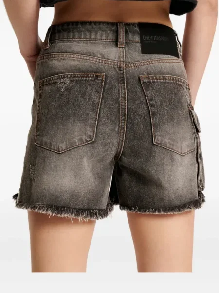 Pantaloni scurți cargo One Teaspoon gri