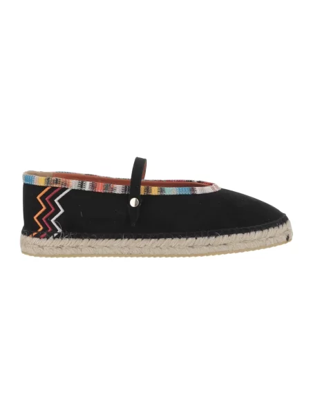 Missoni espadryle zamszowe Lola czarny