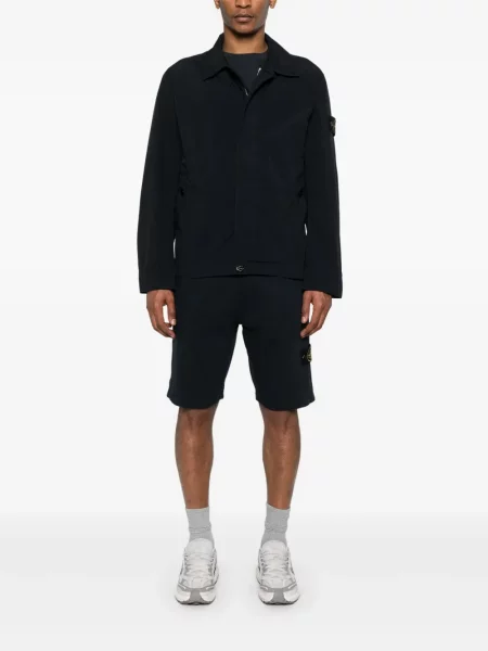 Geacă Stone Island cu strasuri albastru