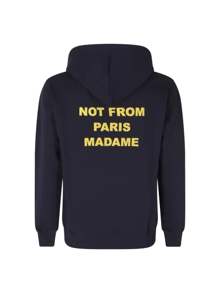 Bluza z kapturem Drole De Monsieur niebieska
