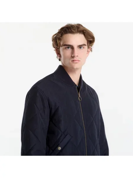 Яке Gant Reversible Quilted Bomber Jacket Evening Blue L синьо