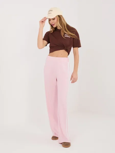 Pantaloni de trening Relevance alb