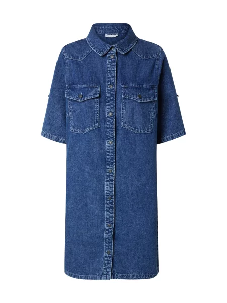 Obleka denim obleka Noisy May modra