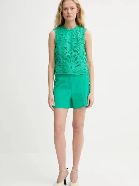 Однотонна блуза Morgan зелена