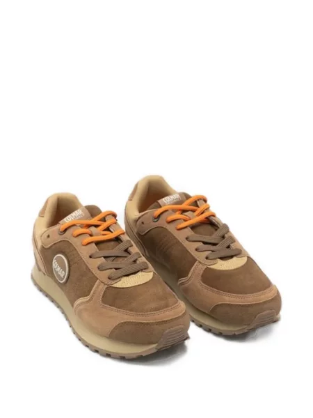 Sneakersy Colmar skórzane brązowe