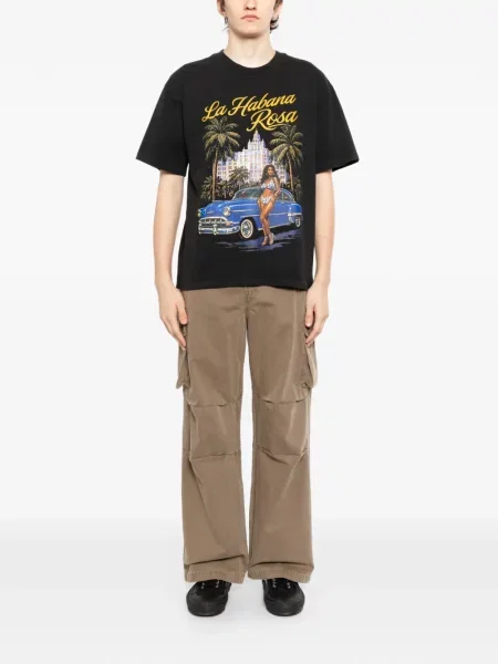 Tricou Melt cu imagine negru