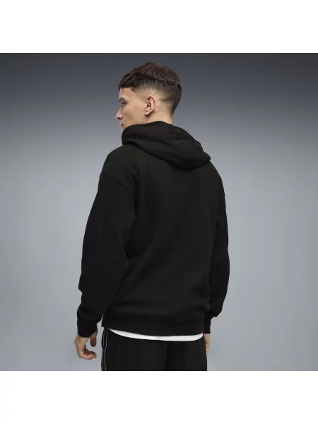 PUMA MÄ™ska bluza z kapturem Essentials Elevated o luÅºnym kroju Akcesoria S czarny