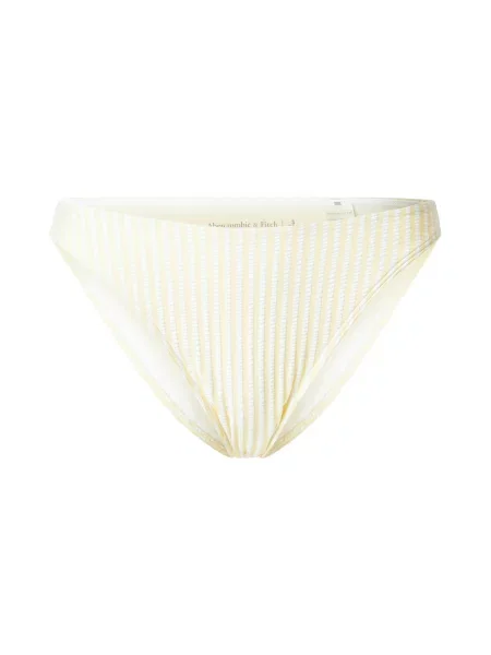 Abercrombie & Fitch Slip costum de baie galben pastel alb