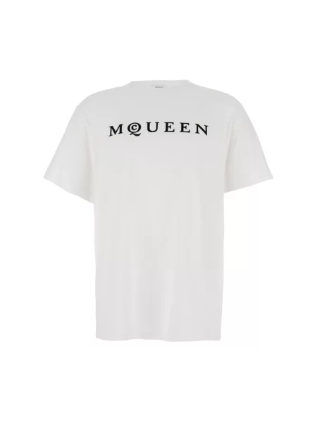 Koszulka Alexander Mcqueen z logo biała