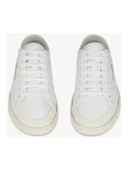Sneakersy Saint Laurent skórzane białe
