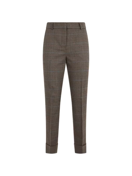 Pantaloni Slowear în carouri maro