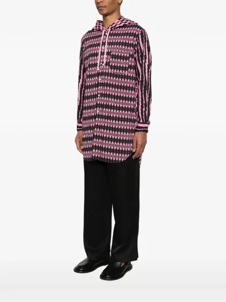 Cămașă Comme Des Garcons Homme Plus cu glugă negru
