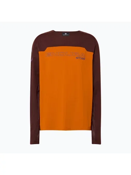 Gyerek kerékpáros hosszú ujjú póló Endura Burner end orange. Méret: narancsszínű