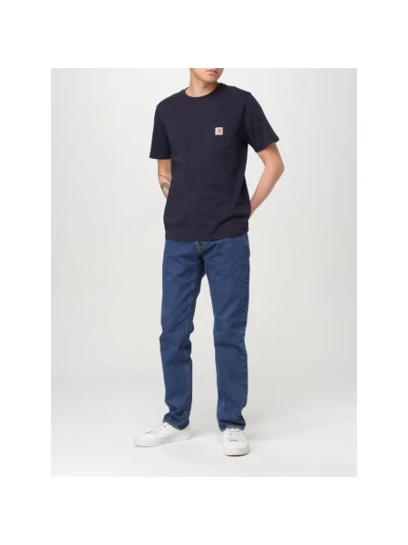 T-shirt Carhartt WIP S/S Pocket T-Shirt Dark Navy S niebieska