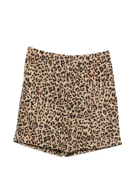 Pantaloni scurți Valentino Garavani cu imagine cu model leopard