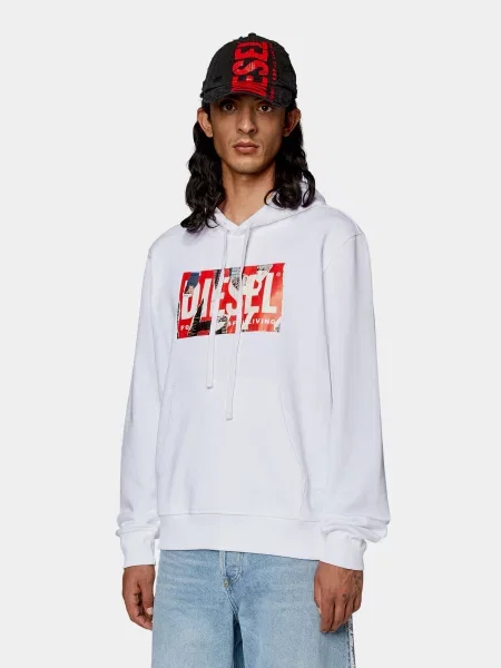 Худи Diesel белое