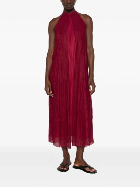 Rochie midi Gongdid Design roșu