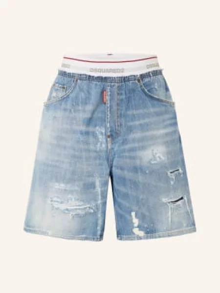 Džínové Šortky navy blue modré