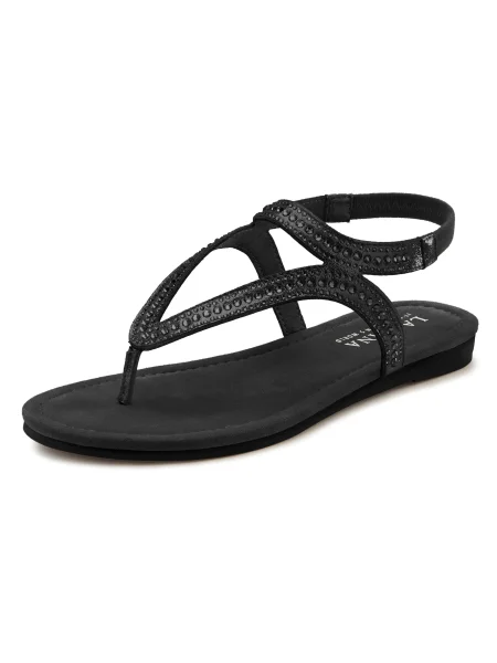 LASCANA Flip-flops negru