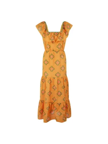 Šaty Naf Naf oranžová