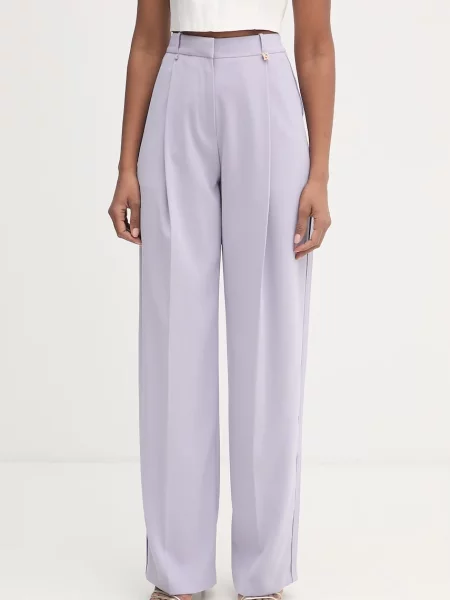 Elisabetta Franchi hlače vijolična