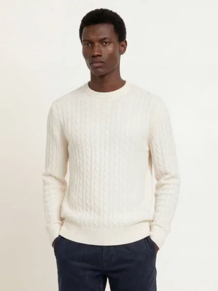 Strokesman's Sweter weiss