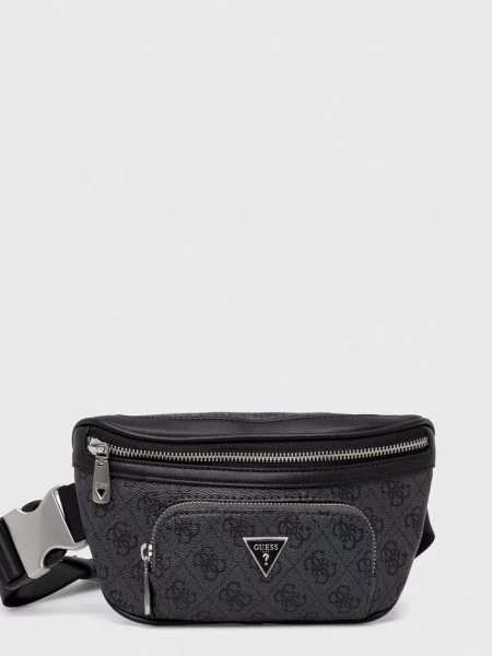 Torbica za okoli pasu Guess črna